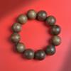 Pulsera Natural Yin Hundimiento Seda Dorada Nanmu 108 Pulsera de Material Verde Ébano Cuentas de Buda Sándalo Cuentas de Rosario Pulsera para Hombres y Mujeres Agarrar