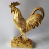 Adornos de Gallo Latón Pollo Fuzi Pollo Artesanías Metálicas Cobre 6633 Animal Hogar Universal Jardín Plaza Entretenimiento