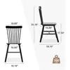 Amazon Silla Windsor Silla de Comedor de Madera Maciza Silla con Respaldo Silla de Mesa de Comedor Silla de Restaurante Silla Windsor de Comedor