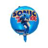 Nuevo Globo de Película de Aluminio Sonic Forma de Dibujo Animado Globo de Película de Aluminio al por Mayor Globo de Decoración de Cumpleaños