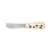 Cuchillo para mantequilla de acero inoxidable Panda mango de cerámica cuchillo para untar pan tostado mermelada mantequilla de maní