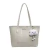Estilo Coreano Estilo Academia Bolsa de Gran Capacidad Bolso de Mujer 2024 Nuevo Moderno Bolso Tote Retro Bolso Simple para el Trabajo