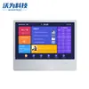 WOWEI 15.6/18.5/ 21.5 polegadas Tela Touch Capacitiva Eletrônica para Sala de Aula, Placa de Porta de Sala de Aula, Consulta de Frequência Máquina Tudo-em-Um