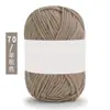 Hilo de Algodón Coreano de Leche de 4 Hebras, Lana Media, Bola de Hilo de Grosor Medio para Muñecas Hechas a Mano, Hilo para Crochet, Bola de Hilo Tejida a Mano