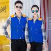 Colete Roupas de Trabalho Proteção do Trabalho Atividades Publicitárias Canteiro de Obras Roupas de Trabalho de Construção Roupas de Trabalho para Reparos Colete Refletivo Estampado com Logotipo