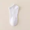 Calcetines para Hombre de Algodón Puro Cortos Verano Finos Calcetines de Media Caña para Mujer Deportivos Casuales Transpirables Absorbentes de Sudor Calcetines Blancos Zhuji