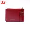 Cartera Coreana Nicho de PU con Ranuras para Múltiples Tarjetas para Mujer, Tarjetero de Alta Gama de Gran Capacidad, Monedero de Color Sólido con Textura Acolchada