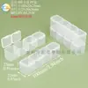 Porta-Comprimidos Mini Colorido, Porta-Comprimidos de 3 Compartimentos para Manhã, Meio-dia e Noite, Porta-Comprimidos Portátil para Viagem, Porta-Comprimidos de Plástico com Dois Compartimentos