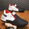 Zapatos para Hombre, Zapatos Casuales de Cuero Estilo Nuevo, Ligeros y Versátiles, Slip-On con Cremallera Lateral Zapatos Deportivos para Hombre, Zapatos de Trabajo de Suela Plana para Hombre