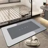 Alfombrilla Absorbente de Barro de Diatomeas Alfombrilla para Suelo de Cocina Antideslizante Resistente al Aceite Limpiable Sin Lavado Alfombrilla para Suelo de Baño Alfombrilla de Suelo de Secado Rápido