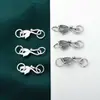 Prata Esterlina S925 Fivela Cauda de Peixe Dourada Retrô Pulseira DIY Pulseira Fivela de Conexão de Pérola Fivela S Botão de Colar Acessórios Feitos à Mão