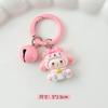 Nuevo llavero tridimensional de dibujos animados con colgante de corazón para niña, mochila escolar para estudiante, accesorio colgante, accesorio para bolso, regalo para novia