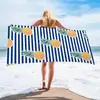Toallas de Playa Personalizadas Transfronterizas, Toallas de Baño Clase A de Secado Rápido, Microfibra Absorbente con Logo Personalizado, Productos de Verano al por Mayor