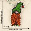 Sticker Bordado Original Emblema para Zapato Serie de Dibujos Animados de Santa Claus parche Accesorios para Prenda Accesorios Parche Adhesivo Sticker de Tela