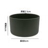 Funda de silicona para termo, antideslizante, resistente a altas temperaturas, funda para vaso espacial 7.5cm9cm, almohadilla de silicona para vaso de agua, multi-especificación opcional