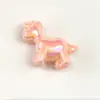 Acrílico UV Color Real Chapado Pony DIY Cadena para Teléfono Móvil Bolso Colgante Material con Cuentas Accesorios de Joyería Cuentas con Agujero Recto