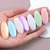 Parches de pasador ovalados de colores de caramelo degradado, materiales para fundas de teléfono y accesorios para el cabello DIY, venta al por mayor