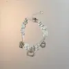 Celebridade da Internet Gato Qingti Garra Fresca Pulseira Doce Estilo Menina Estilo Casal Pulseira Envolto no Dedo Feminino Corrente de Contas Suave para Mão Atacado