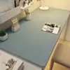 Alfombrilla de Escritorio de Cuero Ecológica de Color Sólido para Estudiantes Protección Ocular Impermeable a Prueba de Aceite Antideslizante Alfombrilla para Mesa de Café Lavable Alfombrilla para Escritorio de Estudio de Computadora