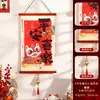 Adornos Colgantes para Decoración de Año Nuevo, Colgantes del Festival de Primavera del Año del Caballo 2026, Parejas Pequeñas Colgantes de Estilo Chino para la Ambientación de Año Nuevo y el Día de Año Nuevo