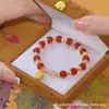 Novo Bracelete de Coelho de Jade Estilo Chinês para Mulheres, Design de Nicho Tendência, Alto Valor Estético, Bracelete de Estudante, Bracelete de Amizade, Bracelete de Aniversário Estilo Vintage