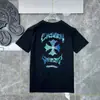 Estilo Verão 2026 Transfronteiriço Flor de Ferradura Manga Curta Camiseta Estilo Casal Peça Única Dropshipping