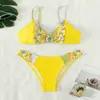 Maiô Estampado Fonte Termal para Mulheres 2026 Aliexpress Moda Praia Novo Estilo Europeu e Americano Biquíni Biquíni Sexy de Praia