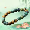 Pulsera Popular Transfronteriza Temu Shein Tk Amatista Piedra Natural Ojo de Tigre Pulsera de Venta Caliente Europea y Americana En Stock Al Por Mayor
