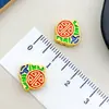 Accesorios Estilo Chino Aleación Esmalte Cloisonné Patrón de Nube Monedas de Agujero Recto, Cuentas, Fortuna y Prosperidad Cuentas de Loto Nube Trasera