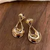 Pendientes colgantes ovalados transfronterizos europeos y americanos, lujo ligero, alta gama, modernos, pendientes sencillos, pendientes de diseño nicho para mujer