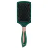 Nuevo Peine de Masaje Verde Oscuro Peine de Bolsa de Aire Venta al por Mayor Dama Cabello Lacio Ión Negativo Estudiante Cabello Rizado Salón de Belleza Peine