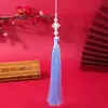 BoTing Nudo Chino Colgante de Perla con Borla Adorno para Coche DIY Colgante para Bolso Broche Decoración Estilo Antiguo Hanfu