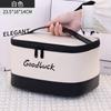Luxo Leve, Alta Aparência, Grande Capacidade, Aroma Suave, Bolsa de Maquiagem em Cor Contrastante, Bolsa de Armazenamento de Pincéis de Maquiagem para Viagem, Necessaire Portátil