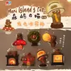 Nueva Lindo Mapache Leñador Caja Sorpresa Juguete de Figura Creativo de Moda Adorno de Escritorio Regalo Navideño Decoración del Hogar