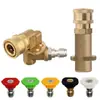 Pistola de agua a presión Karcher serie K transfronteriza K2K3 adaptador de recipiente de espuma 5 velocidades conexión rápida de 1/4 boquilla abanico 6 en 1