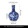 Jingdezhen pintado a mano flor de ciruelo helado jarrón mini de escritorio cerámica flor jarrón antiguo sensación dibujada a mano pura