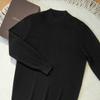 Suéter de caxemira para homens com gola alta e meia camisola de manga comprida casual de negócios outono e inverno novo top