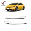 Adecuado para Toyota 23 Prius Serie 60 Parachoques Delantero Modificado Luz Antiniebla Galvanizado Decorativo Tira Brillante Especial