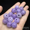 Jade Púrpura Jadeíta 16x13mm Formato de Tambor Contas Soltas Brincos DIY Pingentes Joias Corrente da Clavícula Atacado Jade Púrpura Rosa Gelo