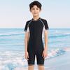 Trajes de baño para niños, Modelo Nuevo 2026 de una pieza, Traje de baño profesional con protección solar para entrenamiento para niños mayores, Trajes de baño para niños hechos a medida para aguas termales
