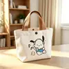 Bolsa de Lona, Bolsa de Mão Compacta e Versátil, Bolsa Lancheira Fofa para Estudantes, Bolsa de Mão, Bolsa para Almoço do Trabalho, Bolsa Casual