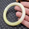 Pulsera de Jade al por Mayor Pulsera de Tira Redonda de Jade Lantian de Jade Pulsera de Jade de Color Bonito Pulsera para Mujer Pulsera de Jade