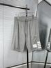 Venda Direta da Fábrica Tb Versão de Alta Qualidade Verão Novo Estilo Listra Lateral Patchwork de Quatro Barras Shorts de Cinco Pontos Moda Casual