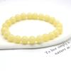 Atacado de joias transfronteiriças Pulseira de pedra luminosa fluorescente 8mm com contas luminosas Pulseira de cristal presente para namoradas estudantes