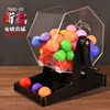 Máquina Manual de Extracción de Números Tipo Tambor Caja de Lotería Selección de Números Máquina de Lotería Modelo Placa Giratoria de la Suerte 50 Bolas de 4CM Producto Nuevo
