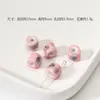 Miel Rosa Corazón Cerámica Cuentas Calabaza Cuentas Tulipán Lluvia Mariposa Pulsera Collar de Cuentas DIY Accesorios Hechos a Mano