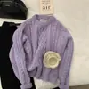 Suéter de tricô macio e confortável estilo francês, super estiloso e estilo coreano, para mulheres, perfeito para usar em camadas no outono e inverno, com caimento solto e adequado para usar como peça externa.