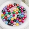 Dingyi 10-12 Contas Estrela Coloridas Lua Fria Acrílico Galvanizado com Furo Contas Soltas Pulseira DIY Acessórios de Joias