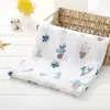 Muselina Doble Capa Gasa Manta Envolvente Bebé Toalla de Baño Bebé Suave Estampado de Dibujos Animados Manta Envolvente Toalla para Cochecito Dropshipping