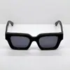 Oficina blanco Nuevo Europeo y Americano Transfronterizo Tendencia Edición Gruesa Gafas de Sol Flecha Gafas de Sol de Estrella Femenina oeri008